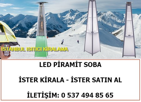 istanbul led piramit soba ışıklı